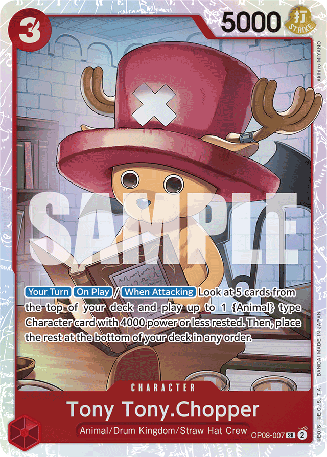 Tony Tony.Chopper OP08-007 card, Two Legends