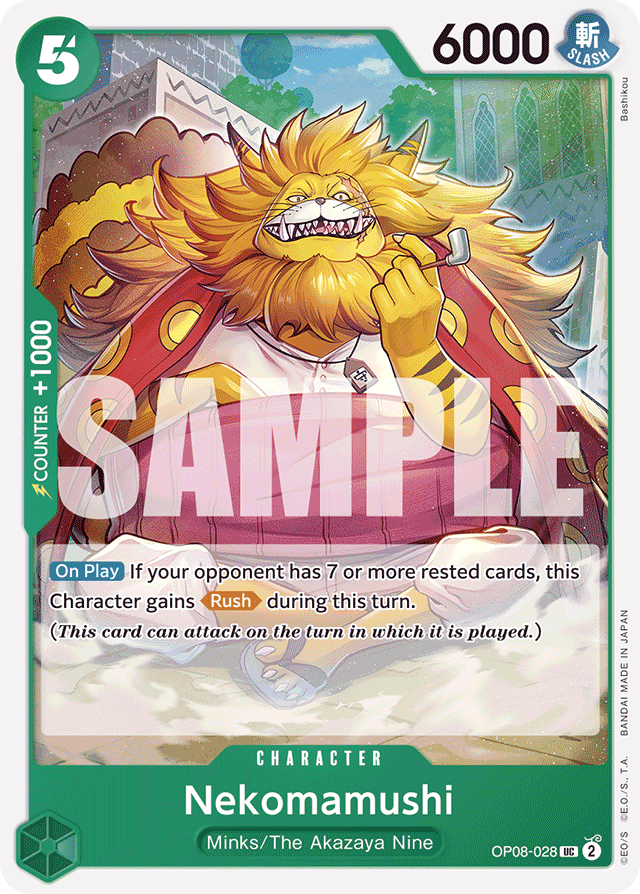 Nekomamushi OP08-028 card, Two Legends