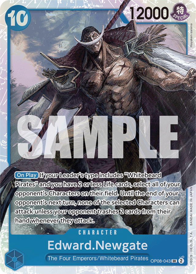 Edward.Newgate OP08-043 card, Two Legends