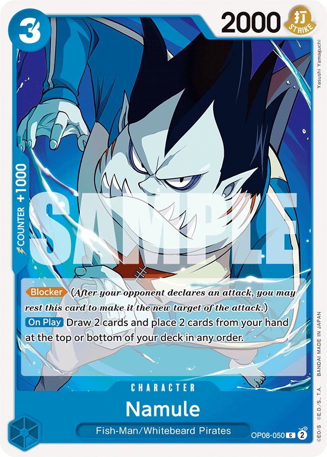 Namule OP08-050 card, Two Legends