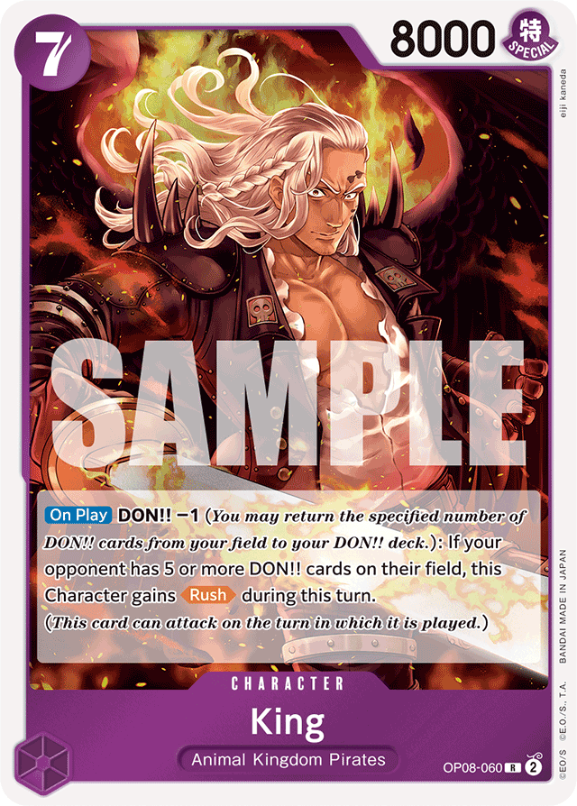 King OP08-060 card, Two Legends