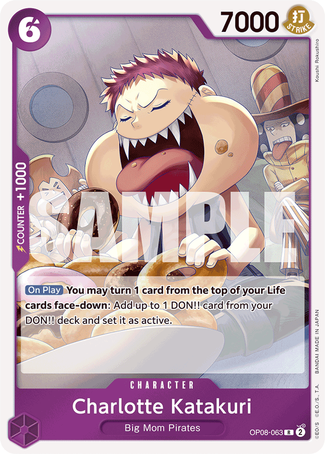 Charlotte Katakuri OP08-063 card, Two Legends