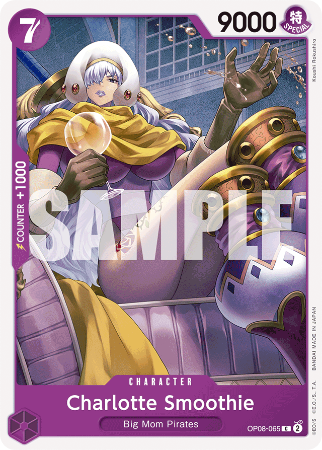 Charlotte Smoothie OP08-065 card, Two Legends
