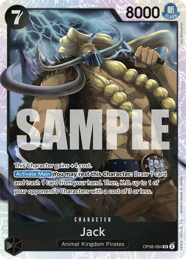 Jack OP08-084 card, Two Legends