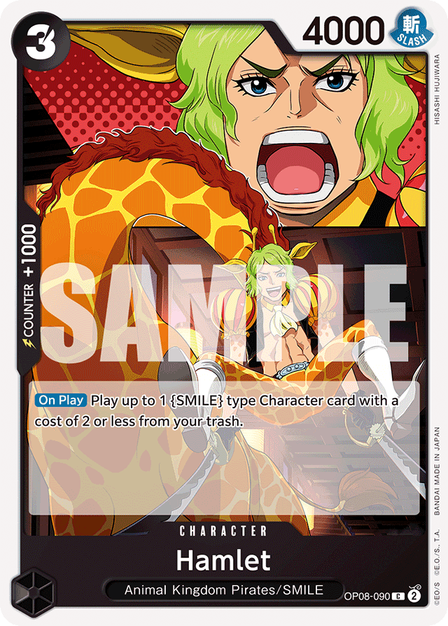Hamlet OP08-090 card, Two Legends