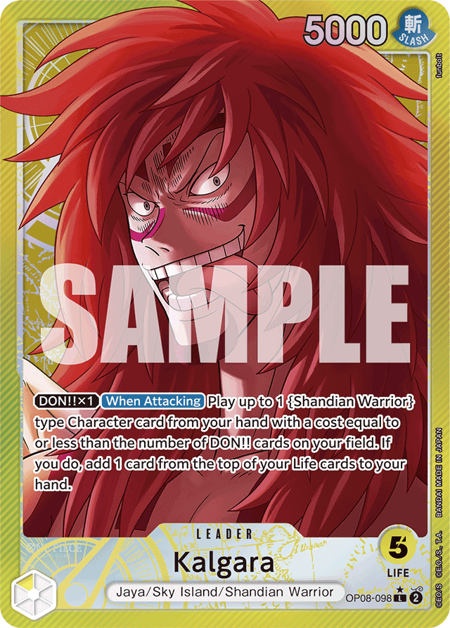 Kalgara OP08-098 Alt Art card, Two Legends