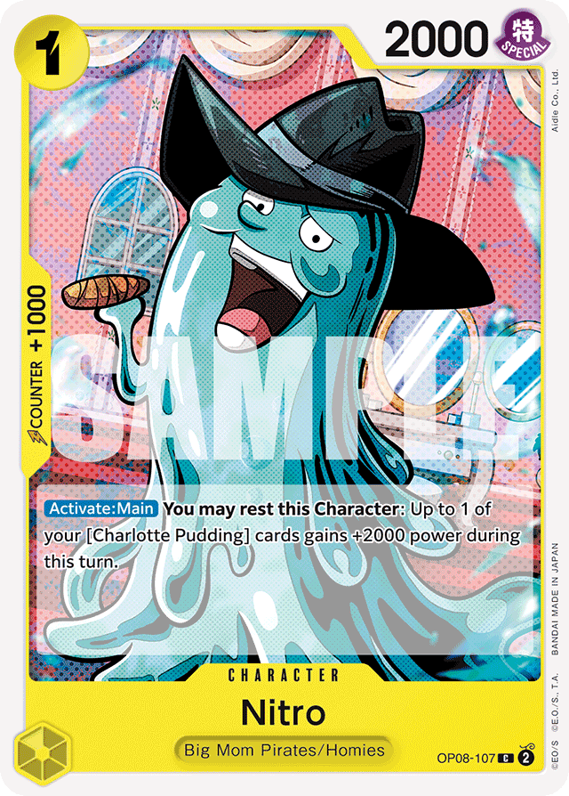 Nitro OP08-107 card, Two Legends