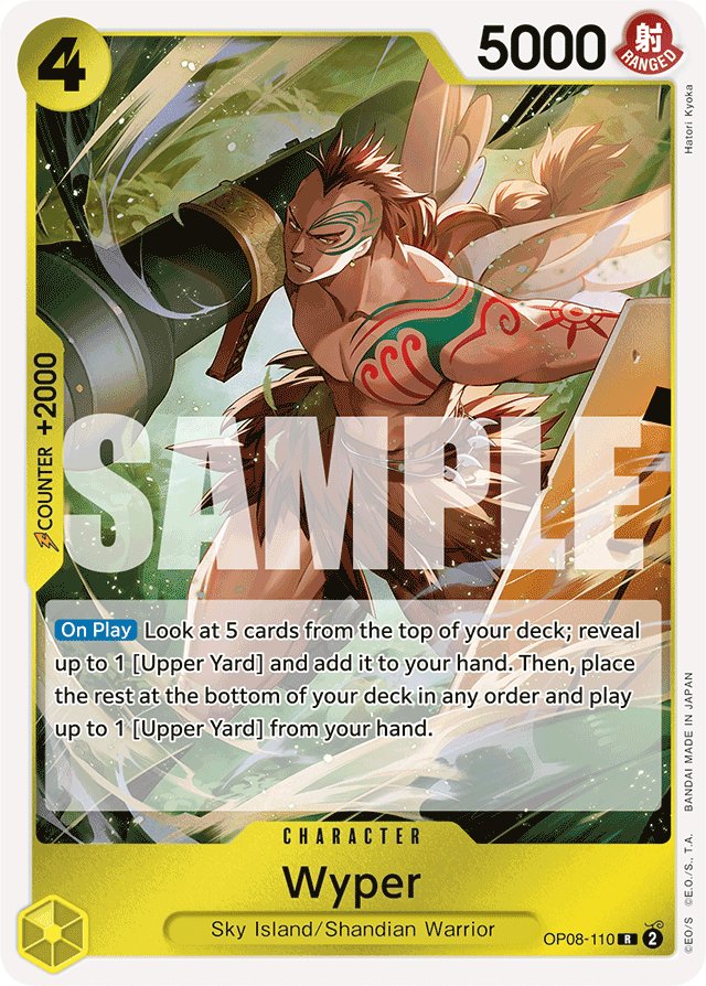 Wyper OP08-110 card, Two Legends