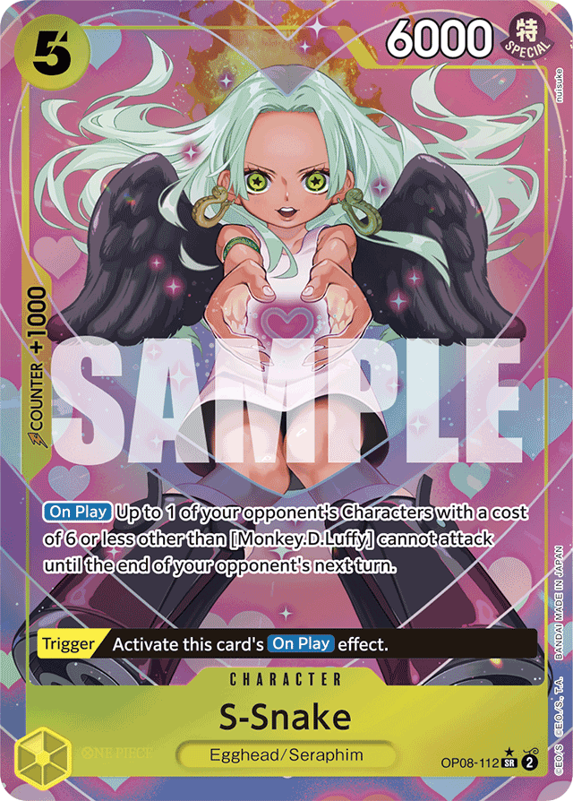 S-Snake OP08-112 Alt Art card, Two Legends