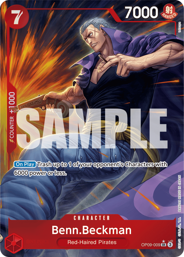 Benn.Beckman OP09-009 Alt Art card, Emperors In The New World