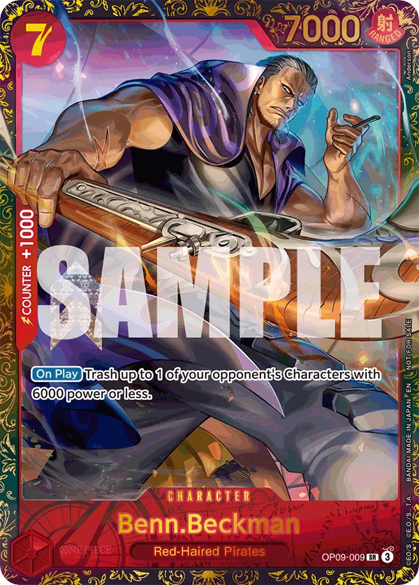 Benn.Beckman OP09-009 Regionals Alt Art card, Emperors In The New World