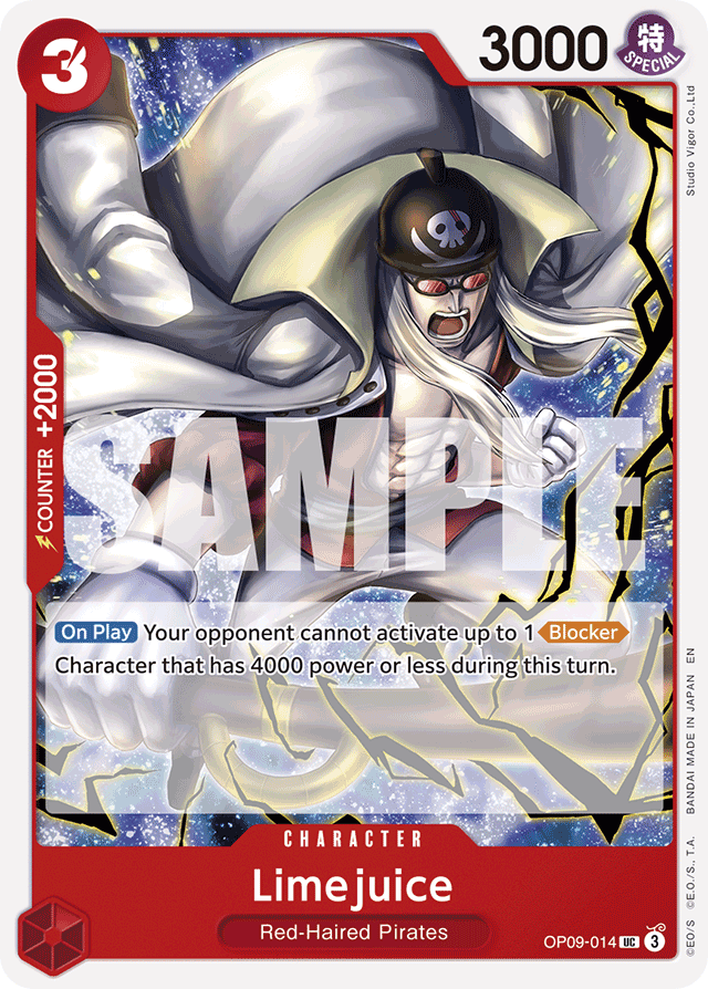Limejuice OP09-014 Starter Deck card, Emperors In The New World