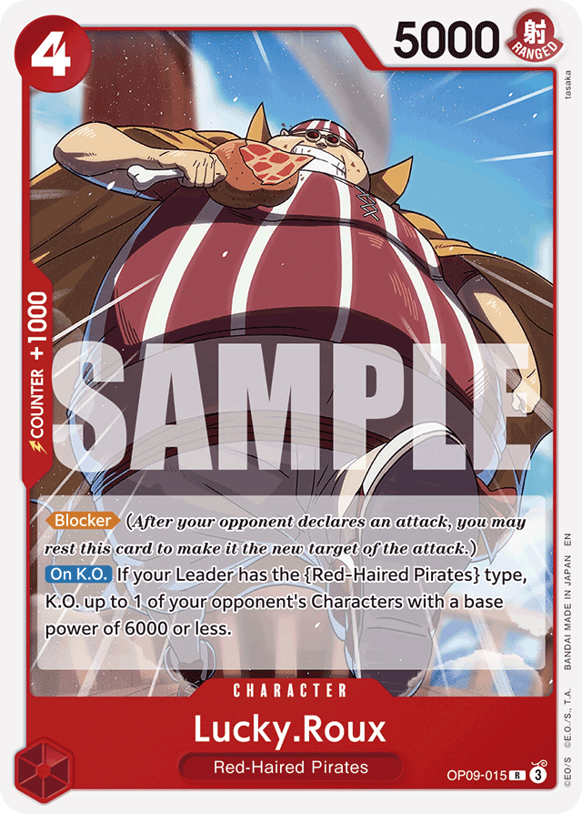 Lucky.Roux OP09-015 Reprint card, Emperors In The New World