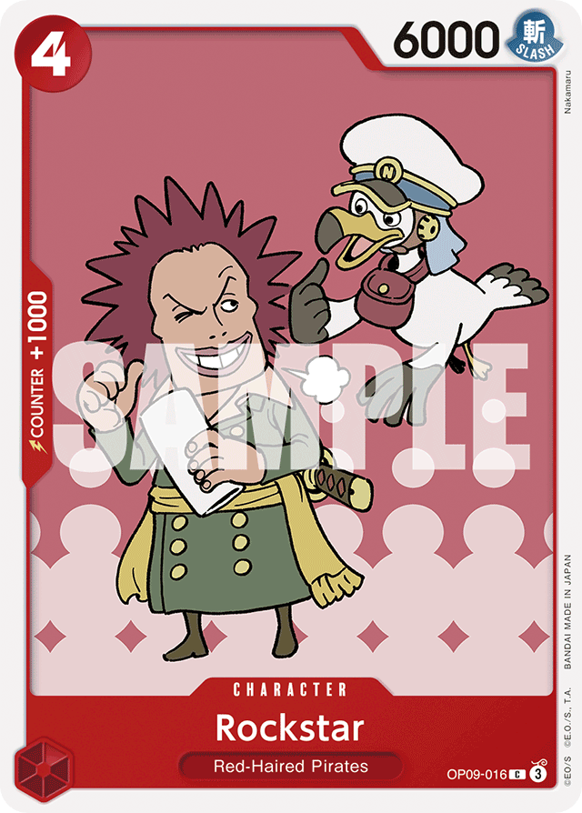Rockstar OP09-016 card, Emperors In The New World