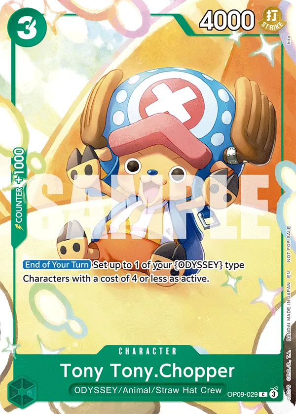 Tony Tony.Chopper OP09-029 Convention Alt Art card, Emperors In The New World