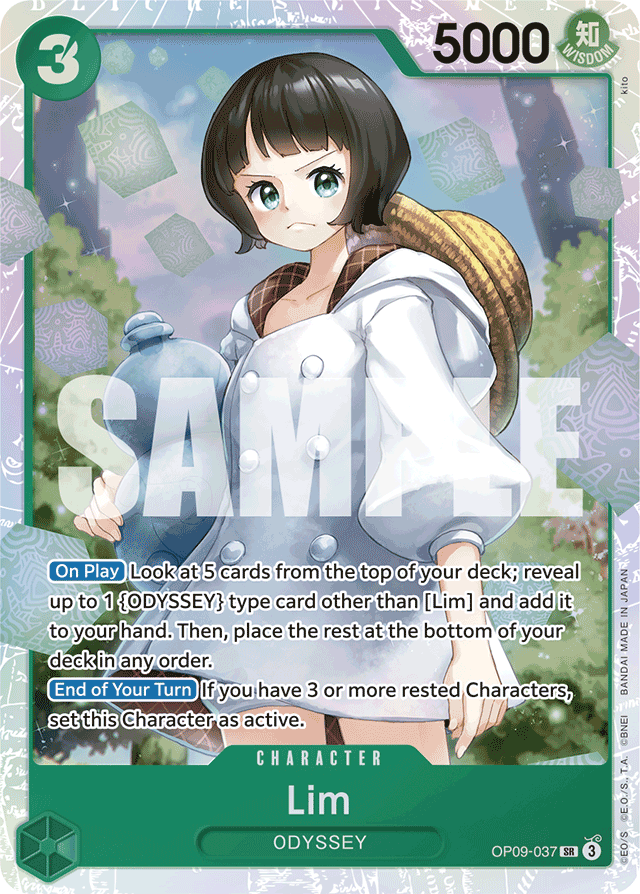 Lim OP09-037 card, Emperors In The New World