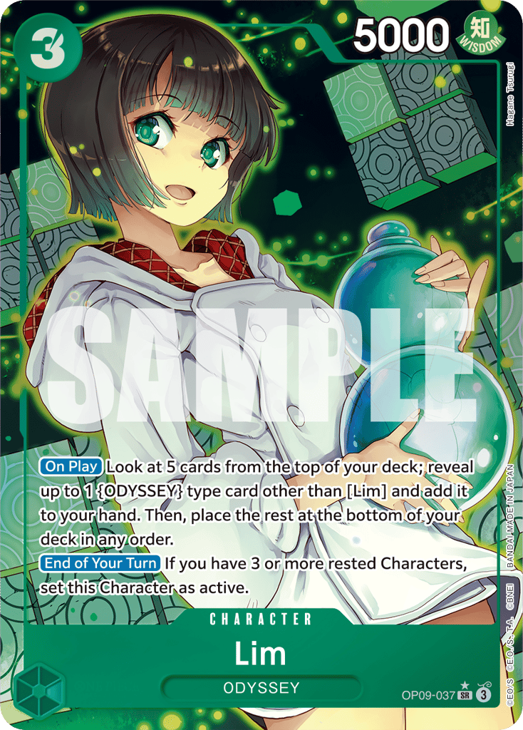 Lim OP09-037 Alt Art card, Emperors In The New World