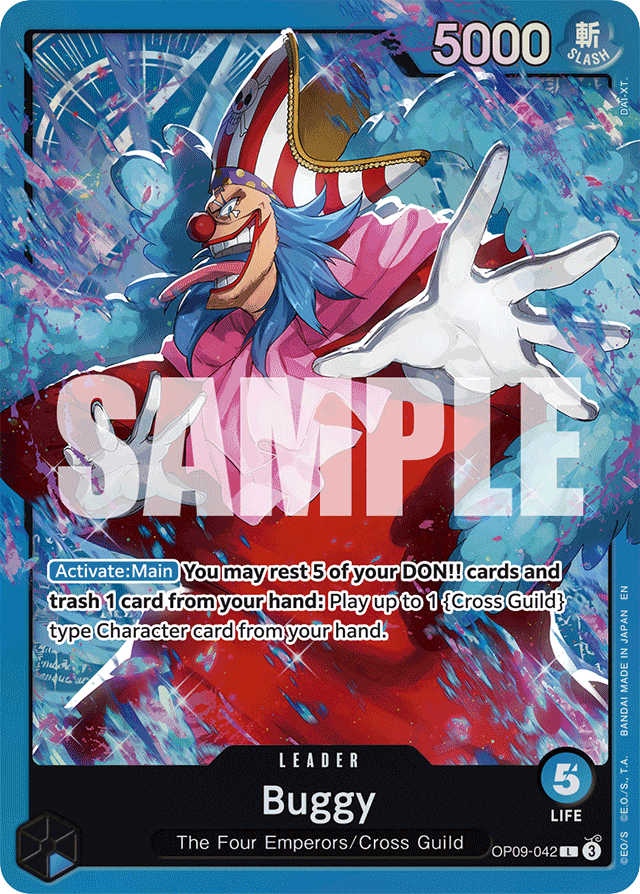 Buggy OP09-042 Reprint card, Emperors In The New World