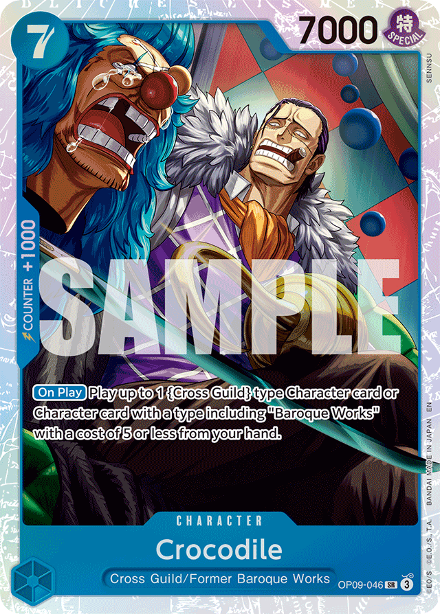 Crocodile OP09-046 Reprint card, Emperors In The New World