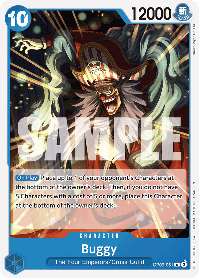 Buggy OP09-051 Reprint card, Emperors In The New World