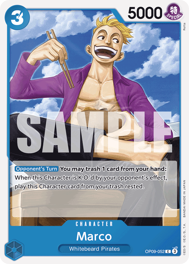 Marco OP09-052 card, Emperors In The New World