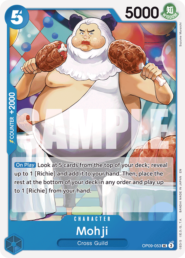 Mohji OP09-053 Reprint card, Emperors In The New World