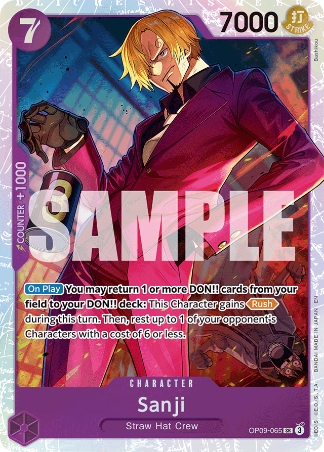 Sanji OP09-065 Reprint card, Emperors In The New World