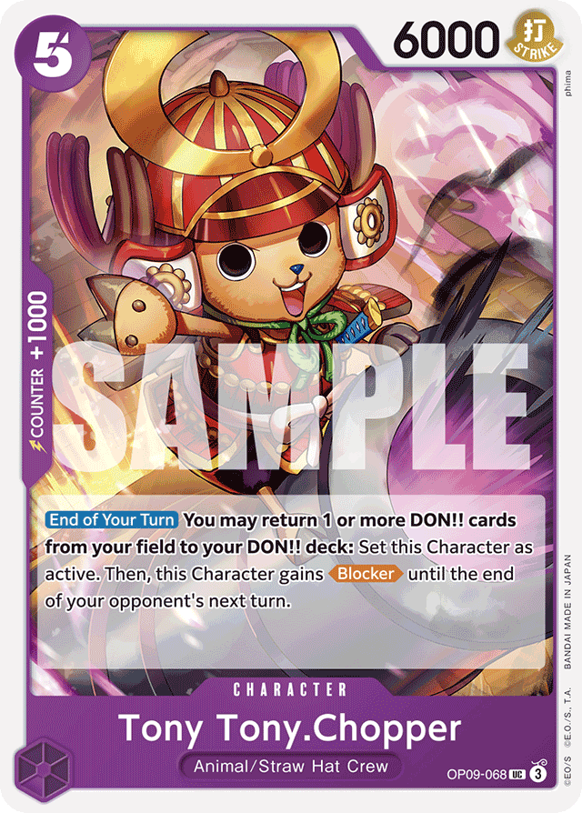 Tony Tony.Chopper OP09-068 card, Emperors In The New World