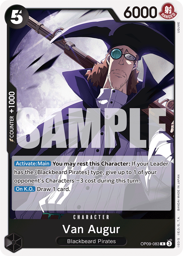 Van Augur OP09-083 card, Emperors In The New World