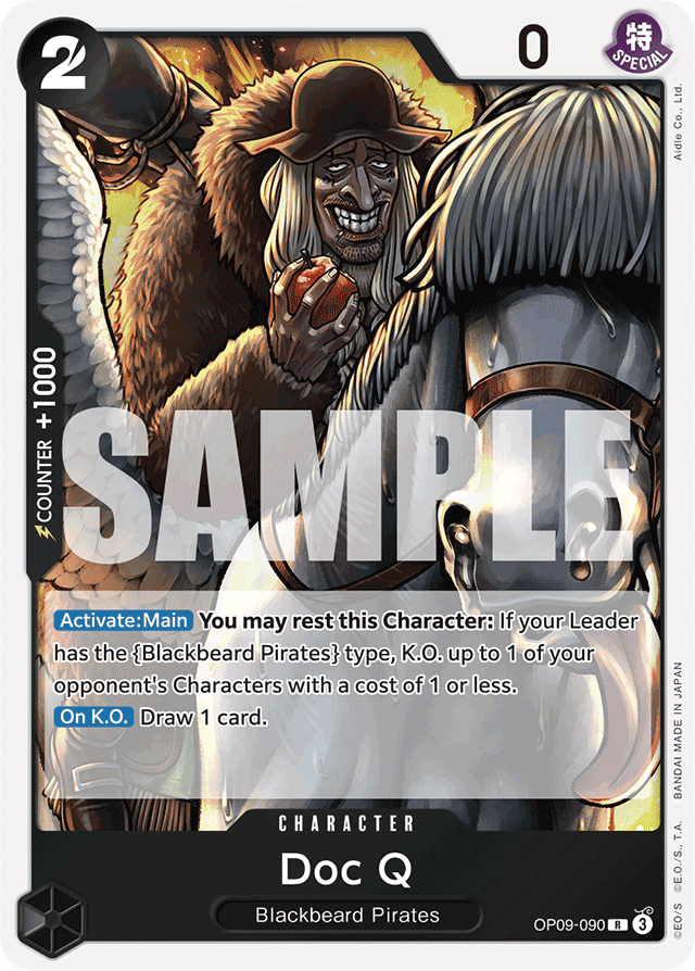 Doc Q OP09-090 card, Emperors In The New World