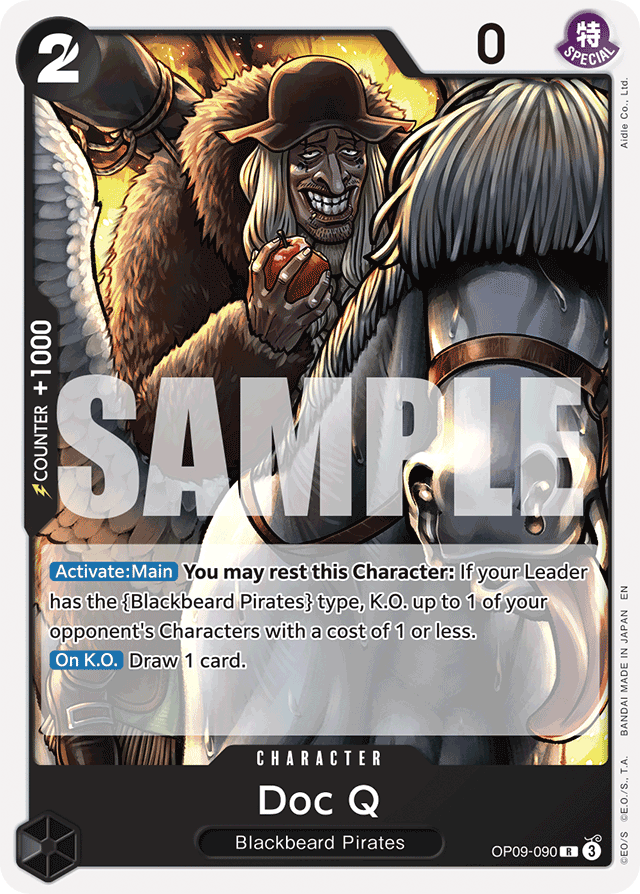 Doc Q OP09-090 Reprint card, Emperors In The New World