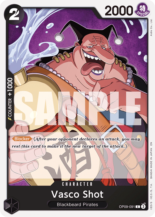 Vasco Shot OP09-091 Reprint card, Emperors In The New World