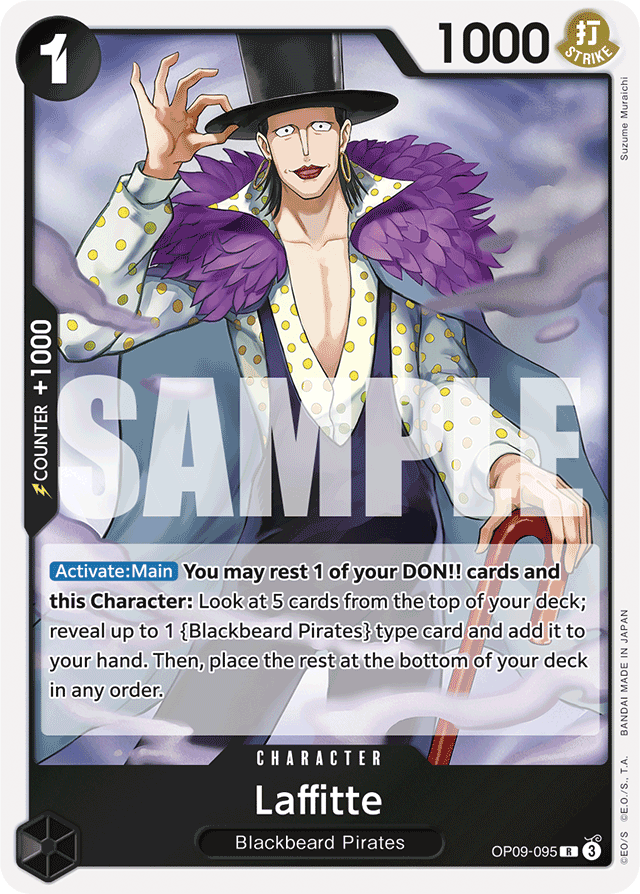 Laffitte OP09-095 card, Emperors In The New World