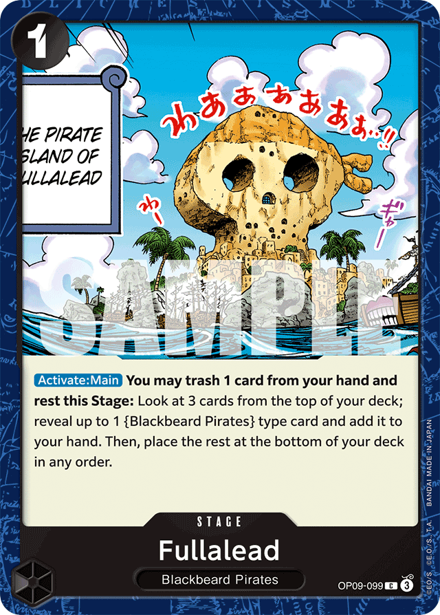 Fullalead OP09-099 card, Emperors In The New World