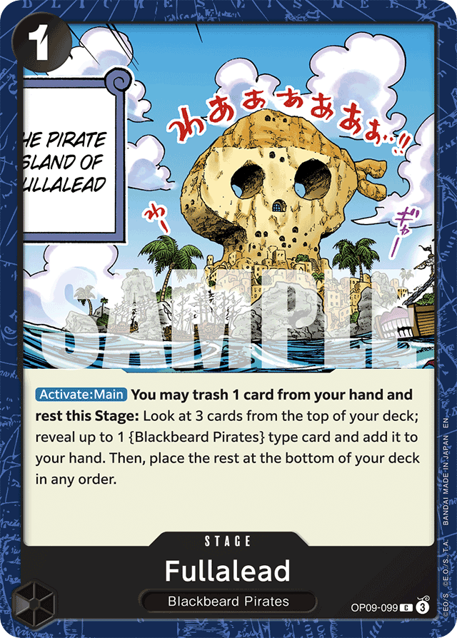 Fullalead OP09-099 Reprint card, Emperors In The New World
