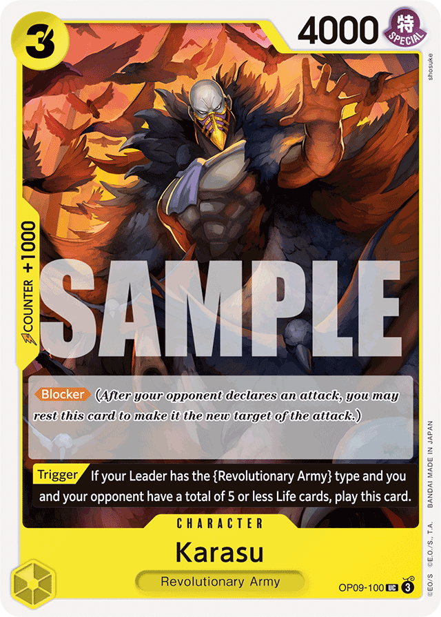 Karasu OP09-100 card, Emperors In The New World