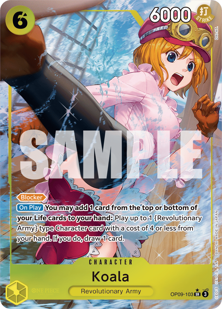 Koala OP09-103 Alt Art card, Emperors In The New World