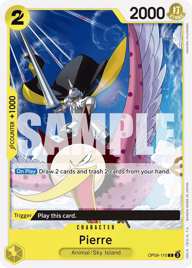 Pierre OP09-110 card, Emperors In The New World