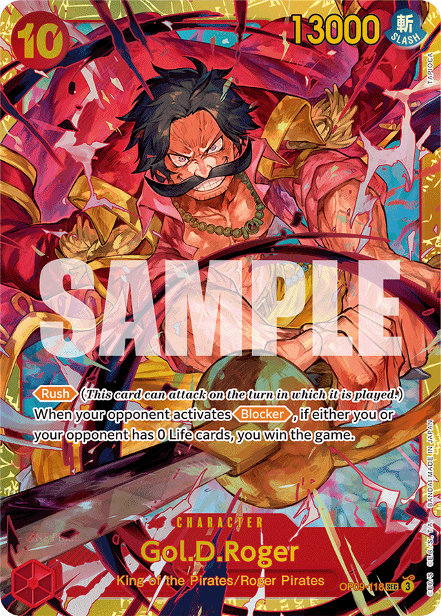 Gol.D.Roger OP09-118 card, Emperors In The New World