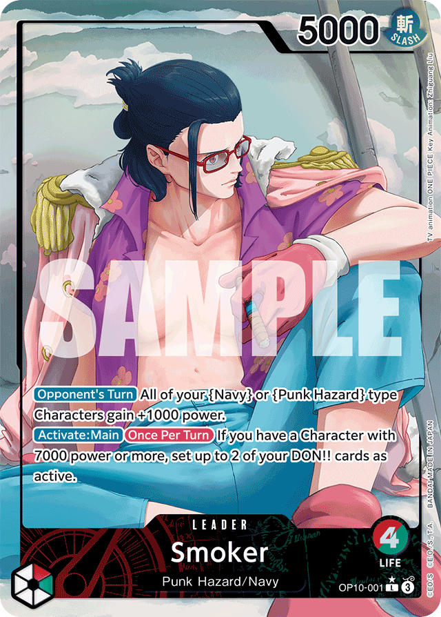 Smoker OP10-001 Alt Art card, Royal Blood