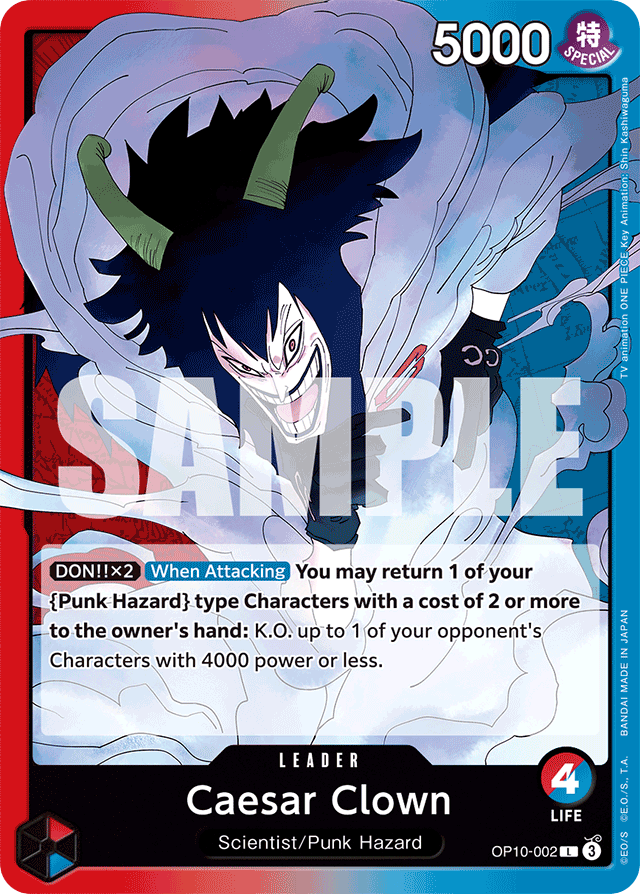 Caesar Clown OP10-002 card, Royal Blood