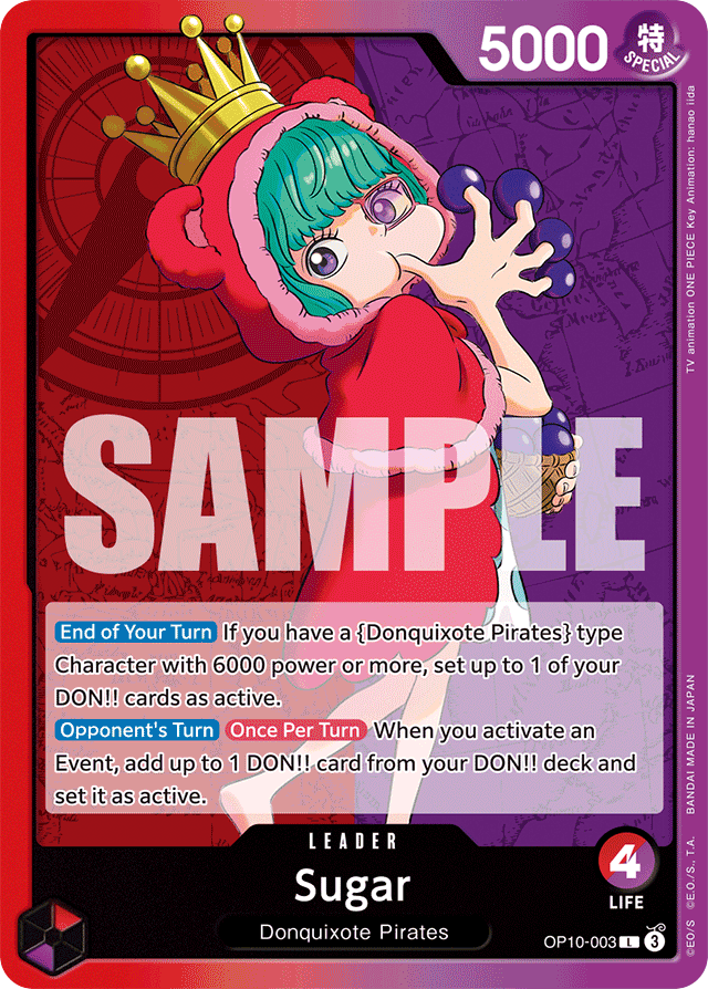 Sugar OP10-003 card, Royal Blood