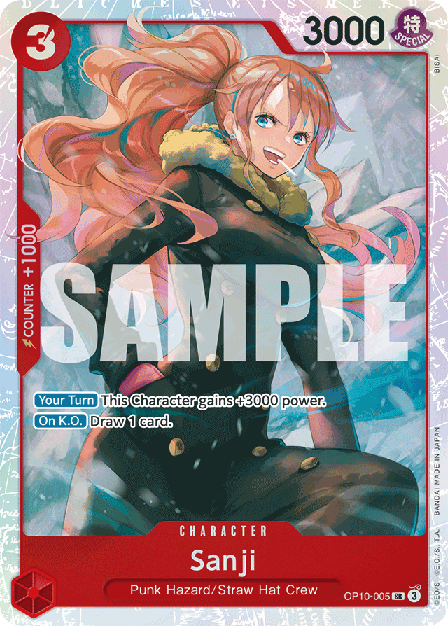 Sanji OP10-005 card, Royal Blood