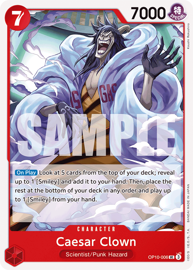 Caesar Clown OP10-006 card, Royal Blood