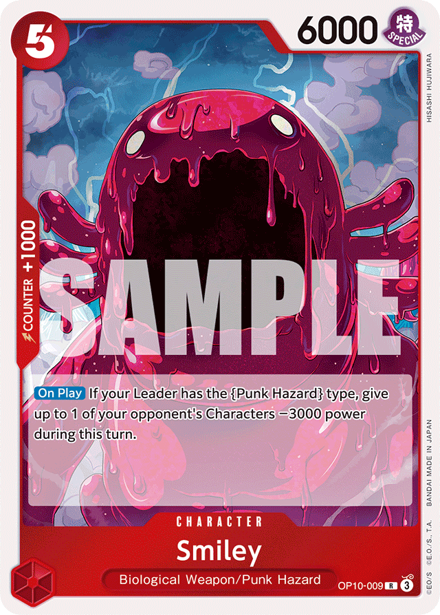 Smiley OP10-009 card, Royal Blood