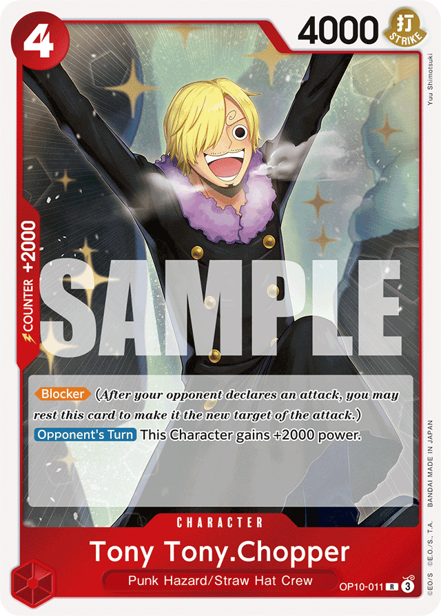 Tony Tony.Chopper OP10-011 card, Royal Blood
