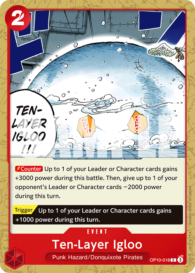Ten-Layer Igloo OP10-018 card, Royal Blood