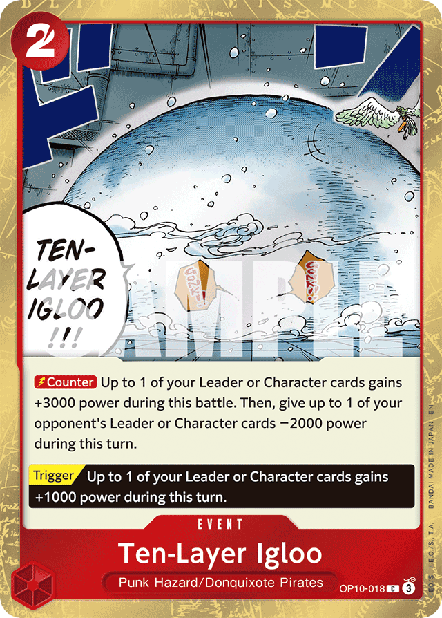 Ten-Layer Igloo OP10-018 Jolly Roger Foil card, Royal Blood