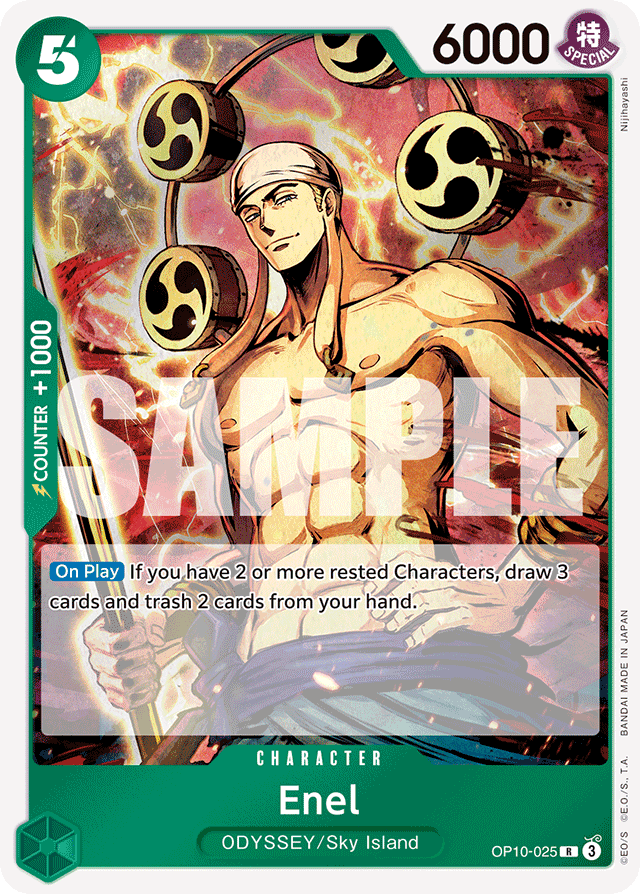 Enel OP10-025 card, Royal Blood