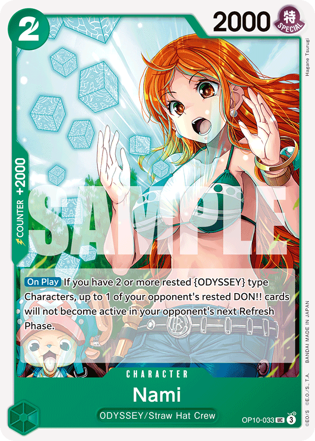 Nami OP10-033 card, Royal Blood